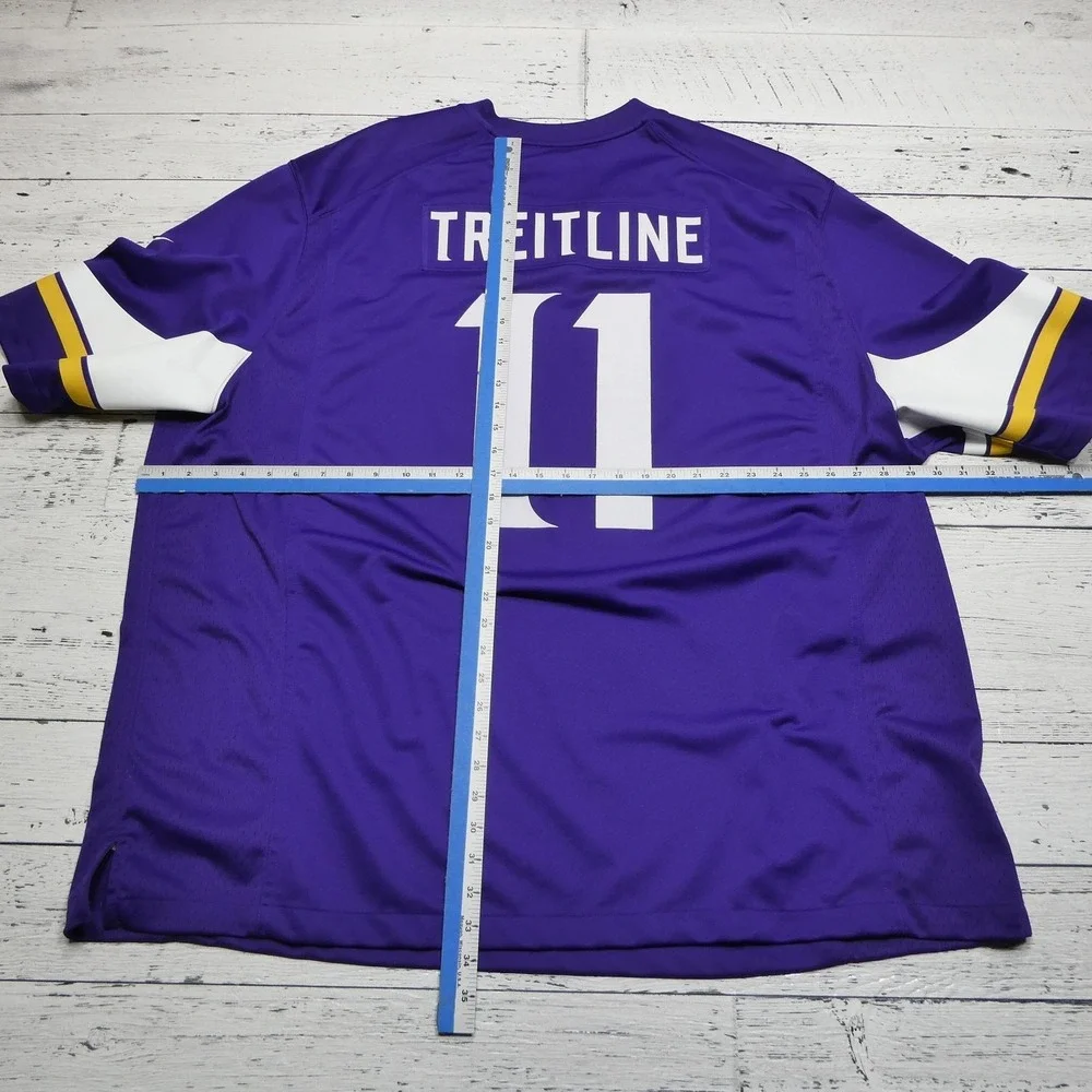 Minnesota‎ Vikings Jersey Mens 4XL Purple NFL Football Nike On Field Custom